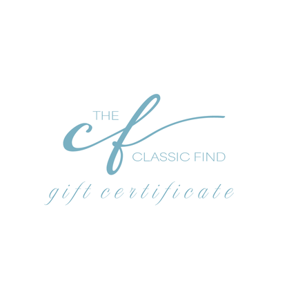 The Classic Find Gift Certificate