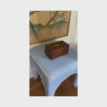 1830 European Georgian Wood Tea Box