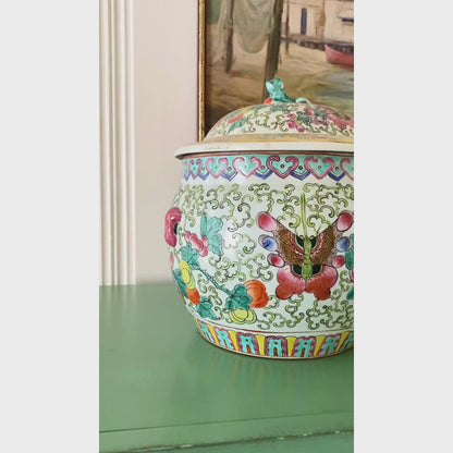 Colorful Ginger Jar