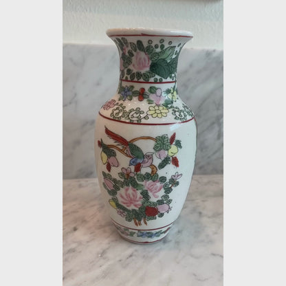 Antique Mini Rose Famille Vase